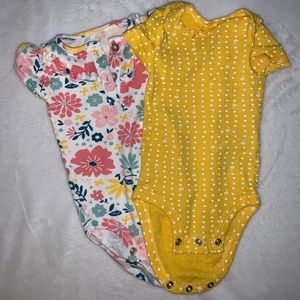 0-3m girls onesies